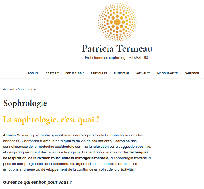 Patricia Termeau sophrologue à Laval