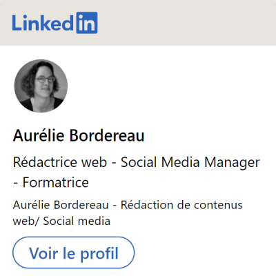 Badge Linkedin Aurélie Bordereau